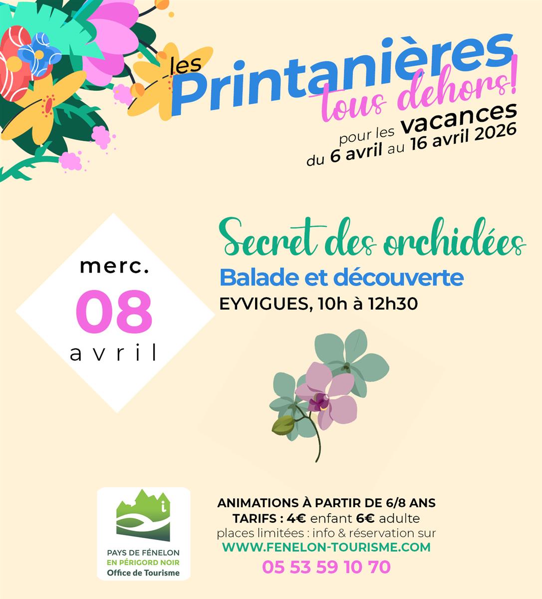Les Printanières 2026 - Le secret des orchidées