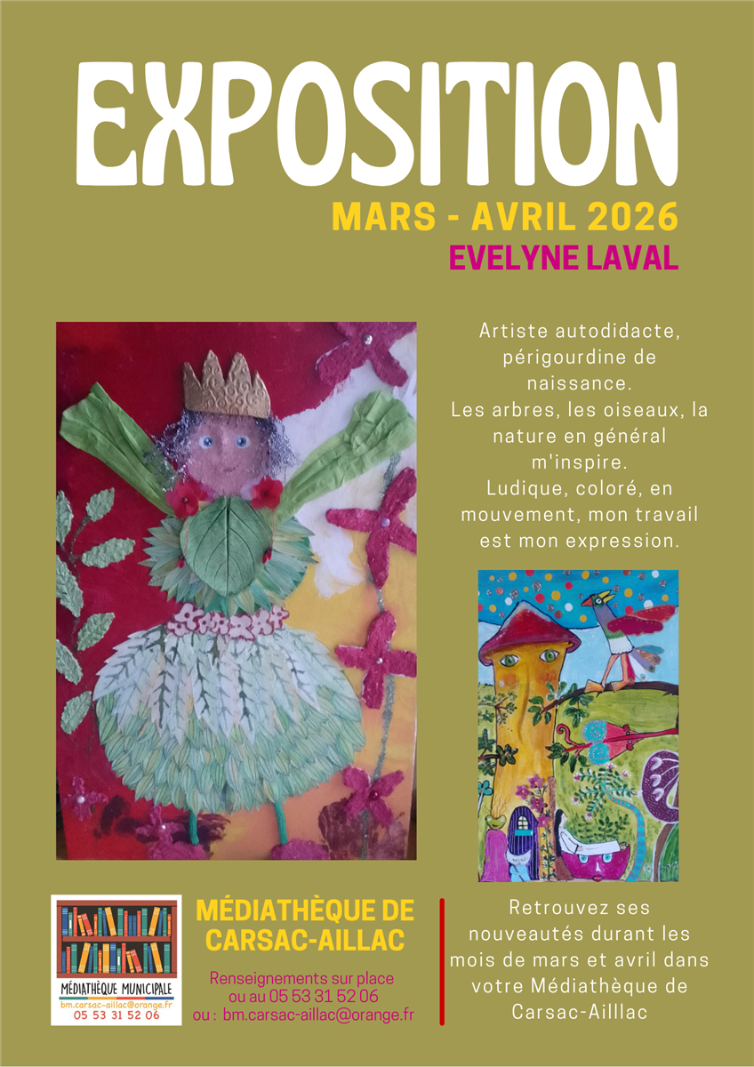 Exposition d’Evelyne Laval