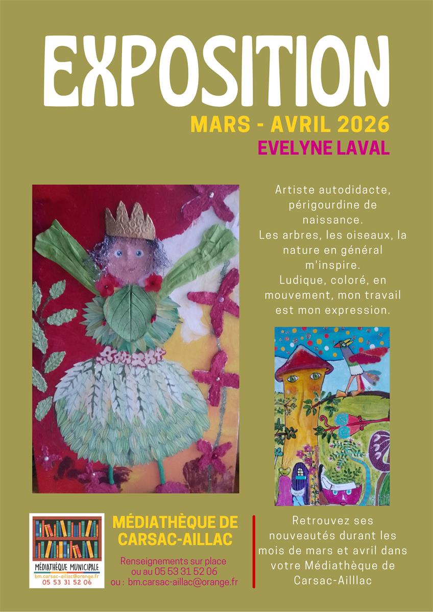 Exposition d’Evelyne Laval