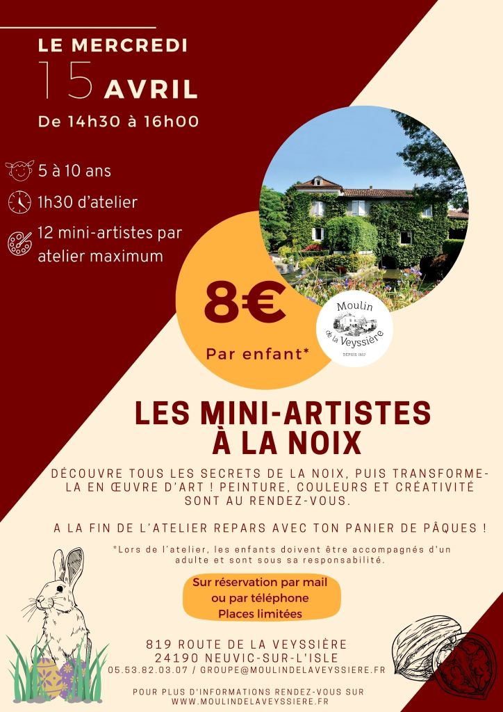 Atelier « Les Mini-Artistes à la Noix »