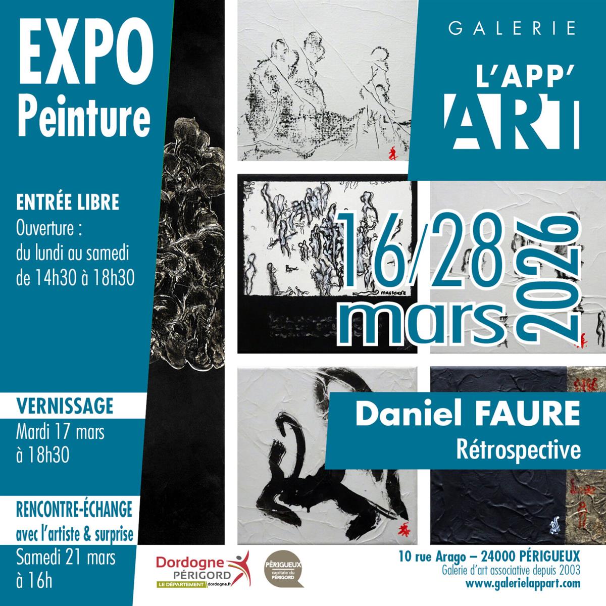 Exposition: Rétrospective par Daniel FAURE - G ...