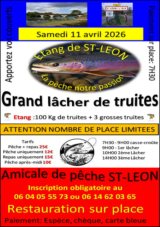 Concours de pêche à la truite