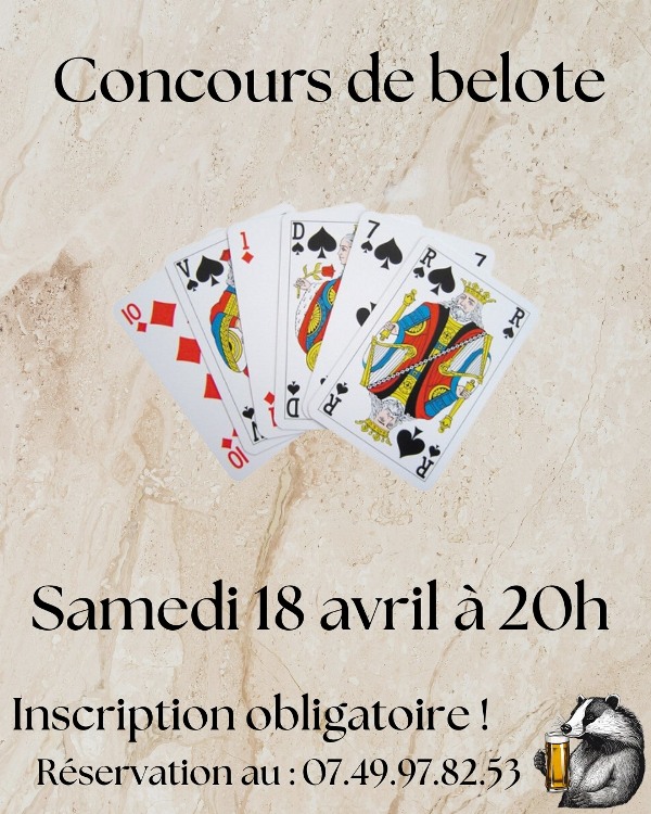 Concours de belote