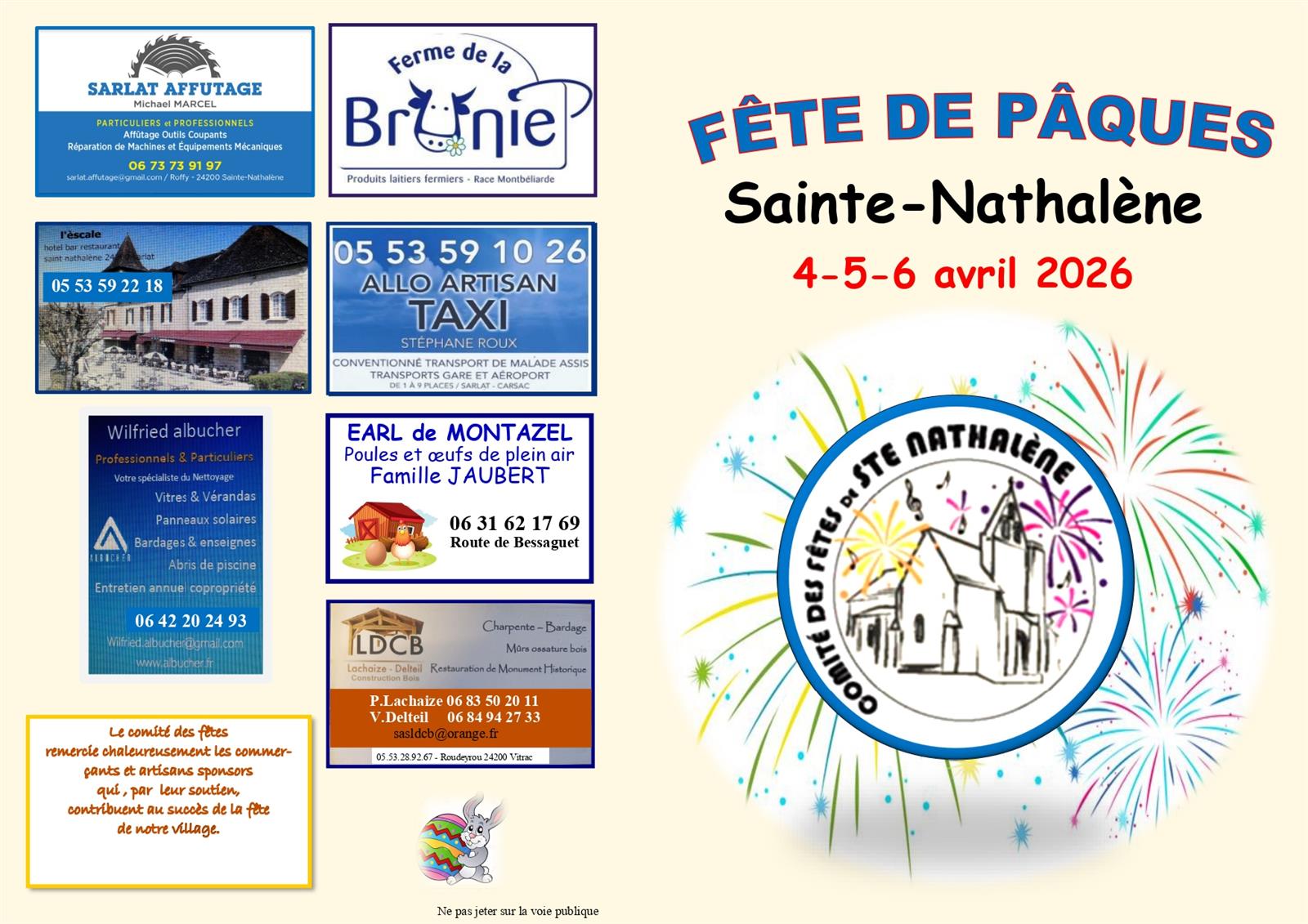 Fête de Pâques à Sainte-Nathalène