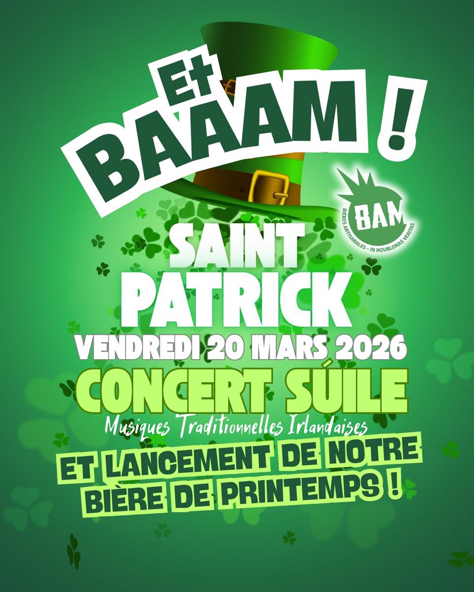BAM Shamrock - soirée Saint Patrick