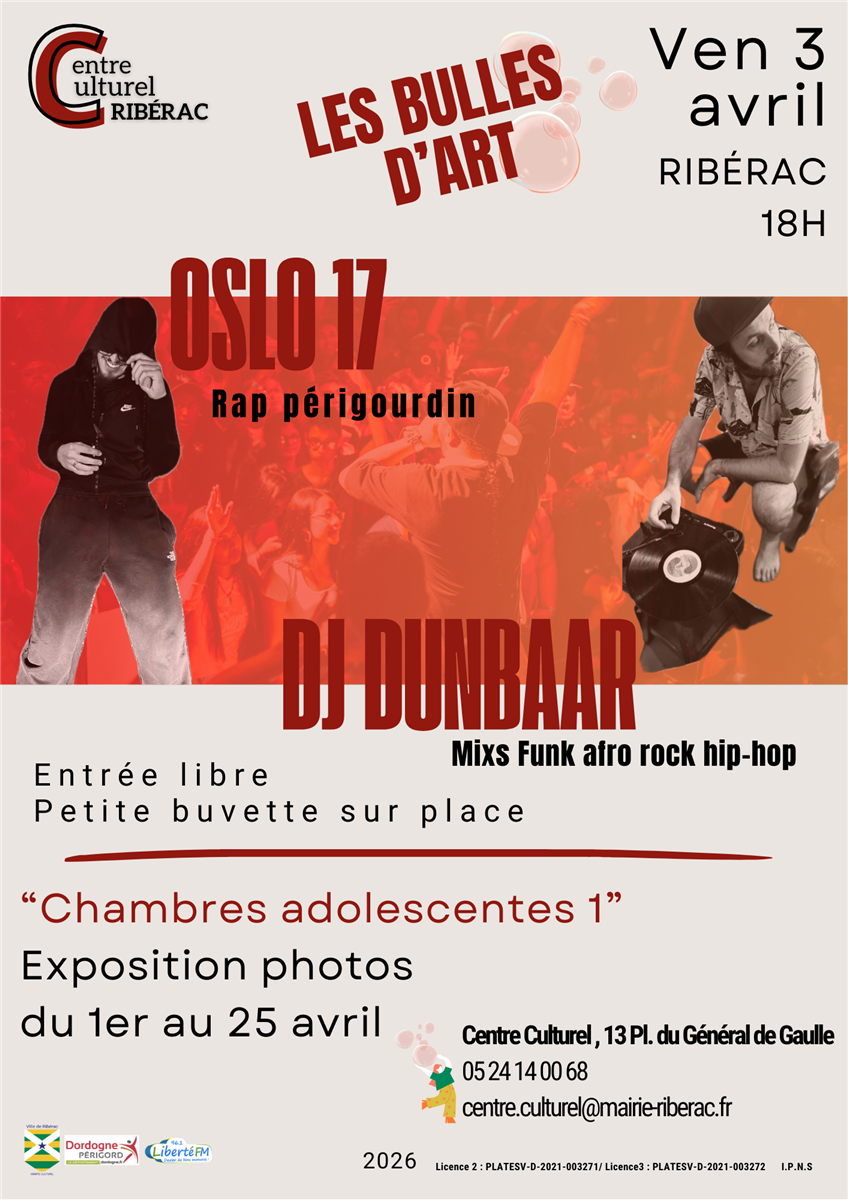 Concert Bulle d'art (rap, hip-hop, afro, rock)