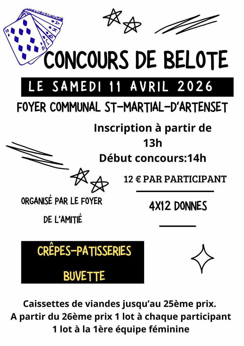 Concours de belote