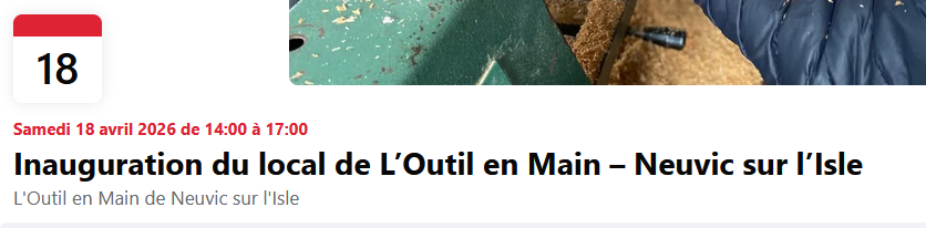 Inauguration du local de l'Outil en Main