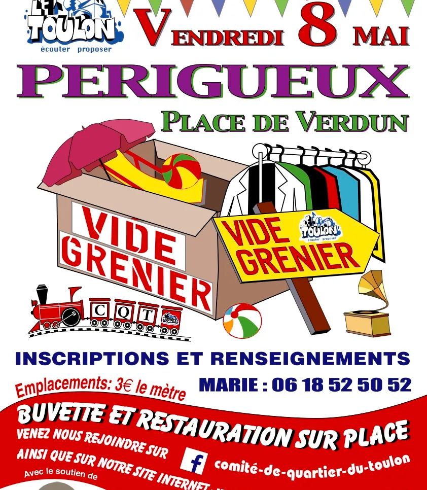 Vide-grenier - Quartier du Toulon