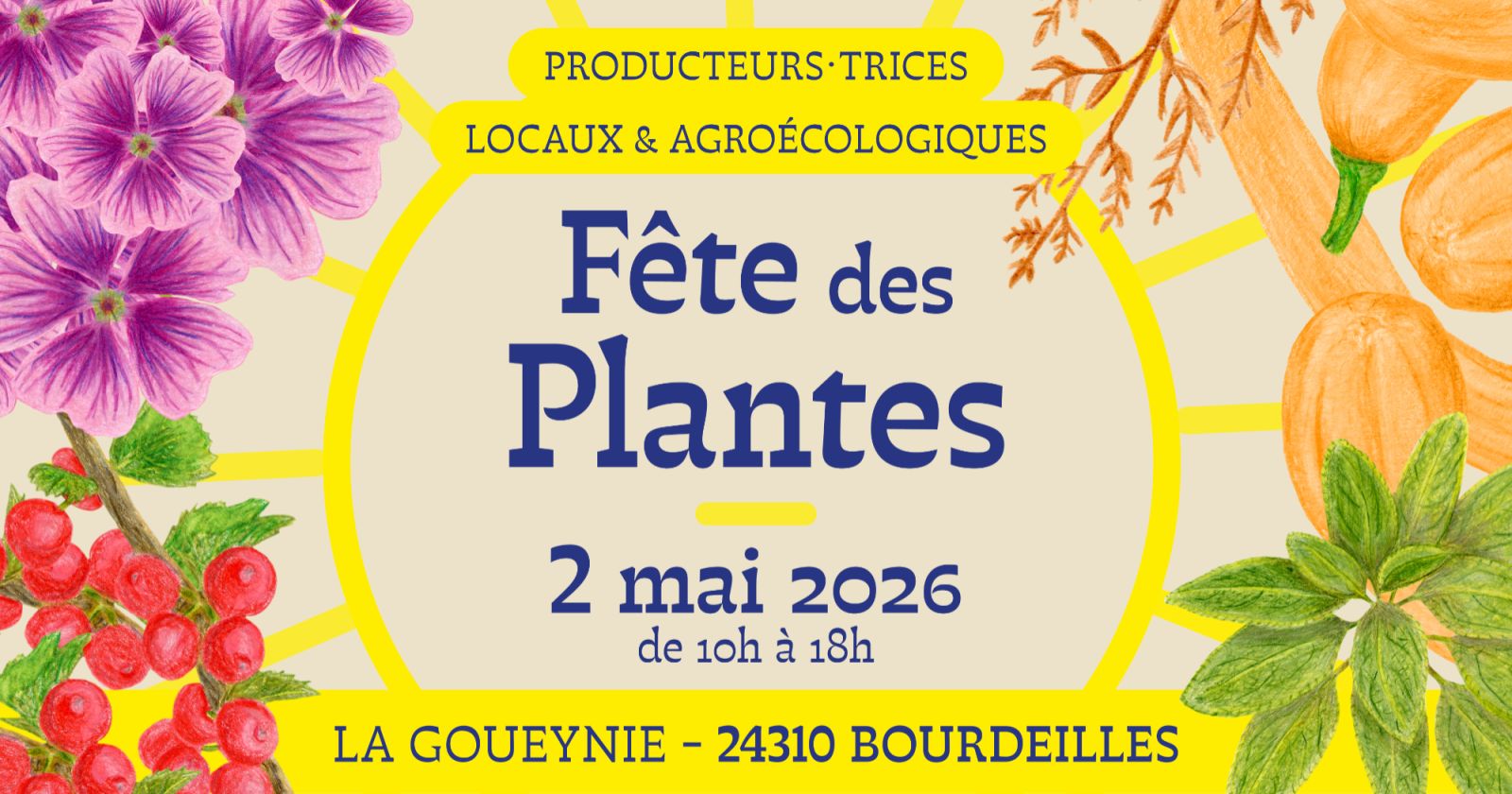 4ème Fête des Plantes, locale et agroécologique !