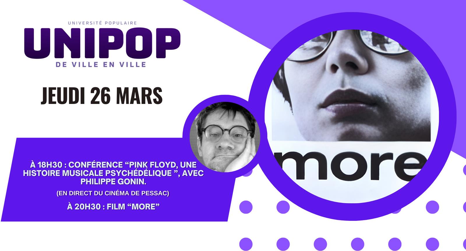 Conférence "Pink Floyd, une histoire musicale  ...