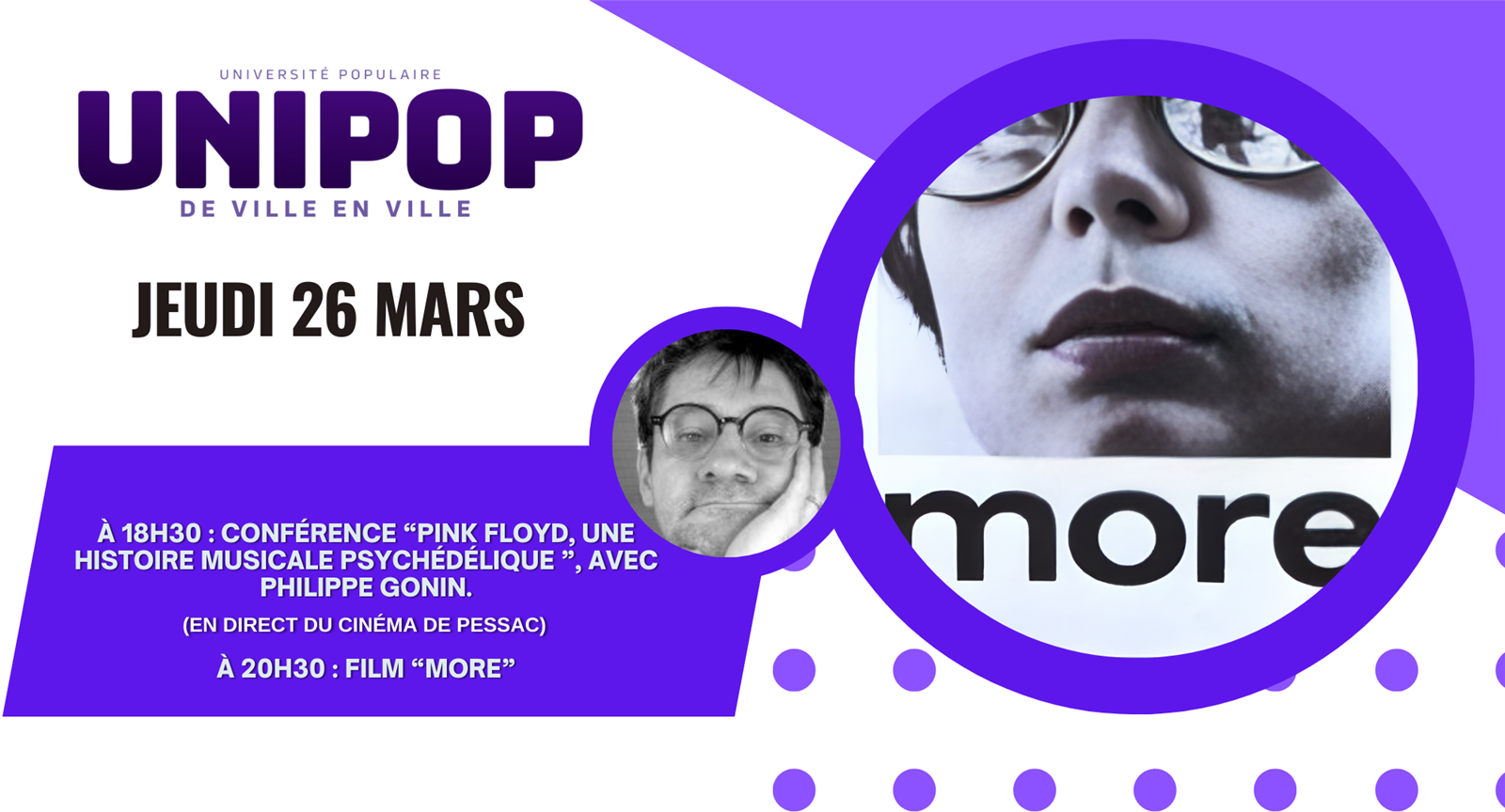 Conférence "Pink Floyd, une histoire musicale  ...