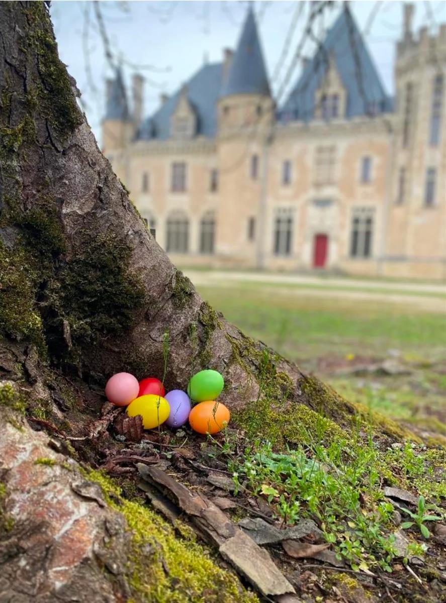 Chasse aux oeufs au Château de Montaigne