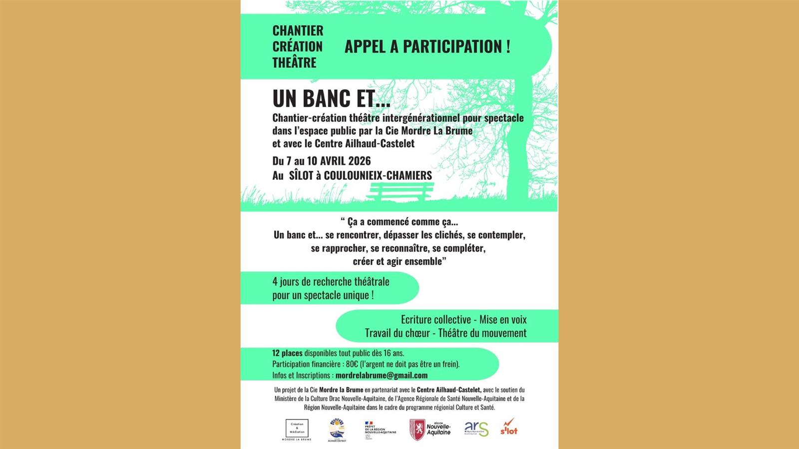 Chantier-Création Théâtre - Compagnie "Mordre  ...