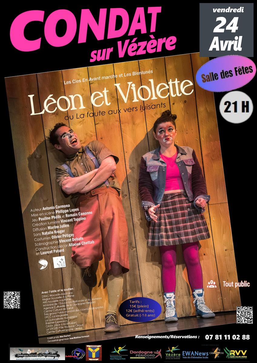 Léon et Violette ou La Faute aux vers luisants