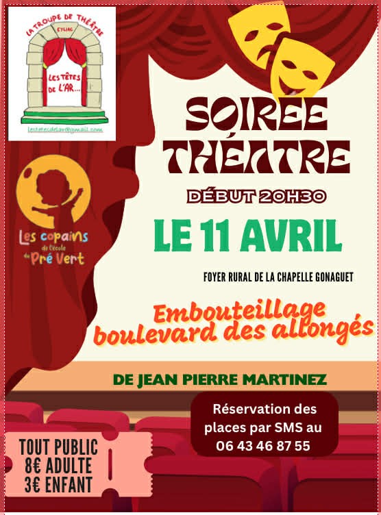 Soirée théâtre : embouteillage boulevard des a ...