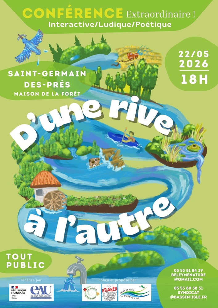 Conférence animée sur la rivière