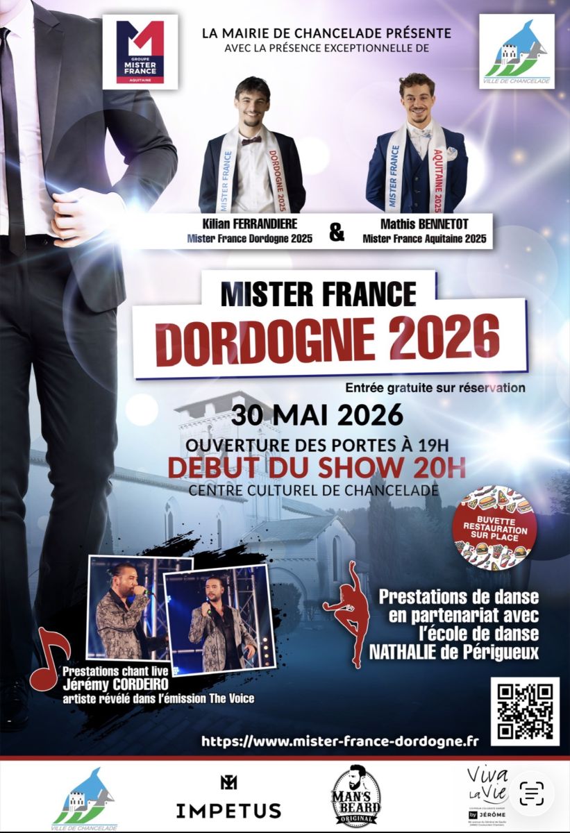 🎤 Mister France Dordogne 2026 – Soirée excepti ...