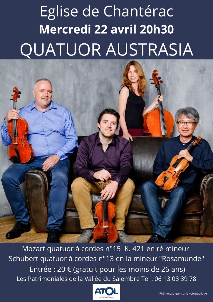 Concert du Quatuor Austrasia