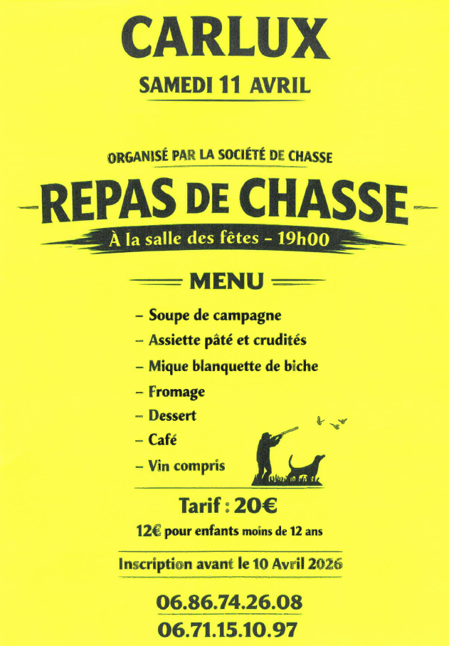 Repas de chasse - Carlux