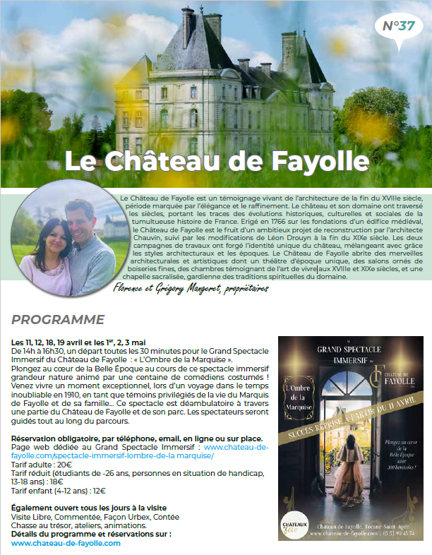 Château en fête - Château de Fayolle