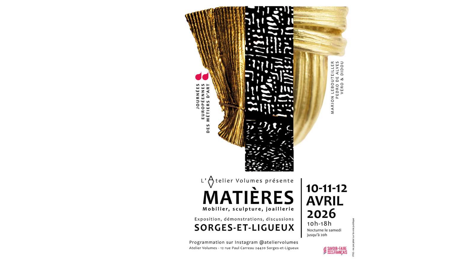 L'atelier Volumes présente Matières : Expositi ...