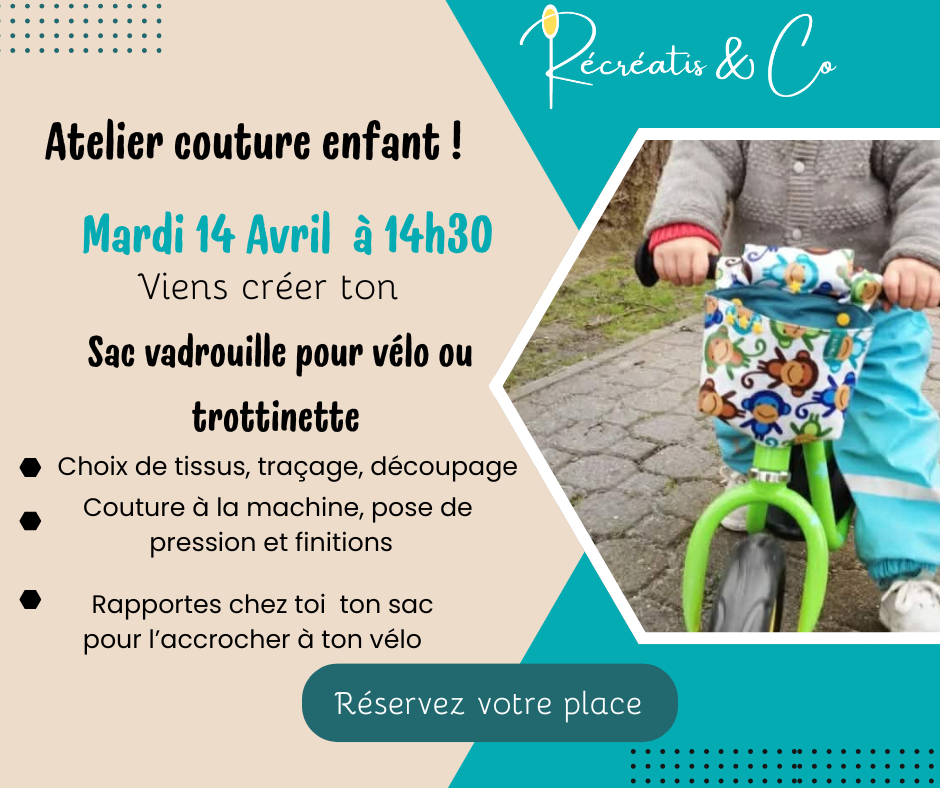 Atelier couture enfant «viens fabriquer un sac ...