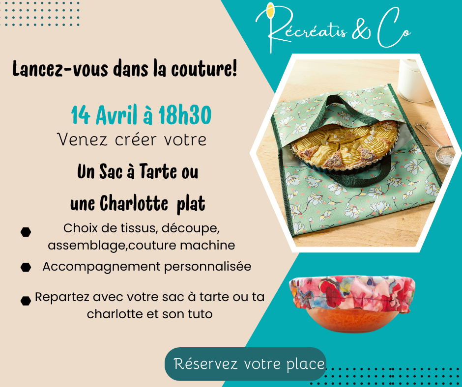 Atelier couture «viens fabriquer ton sac à tar ...