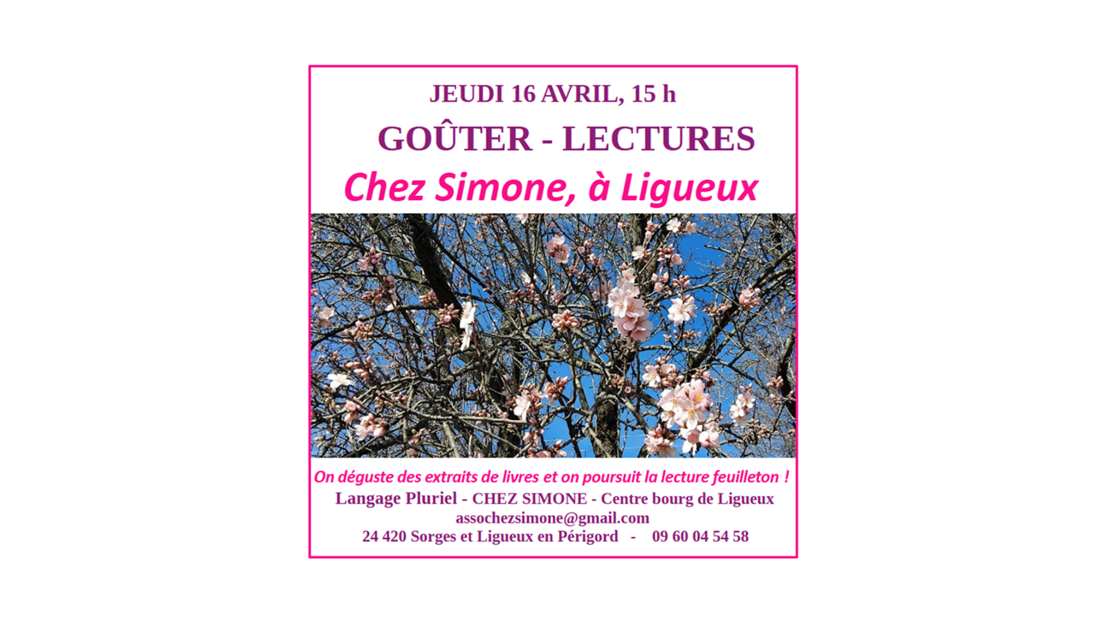 Goûter - Lectures