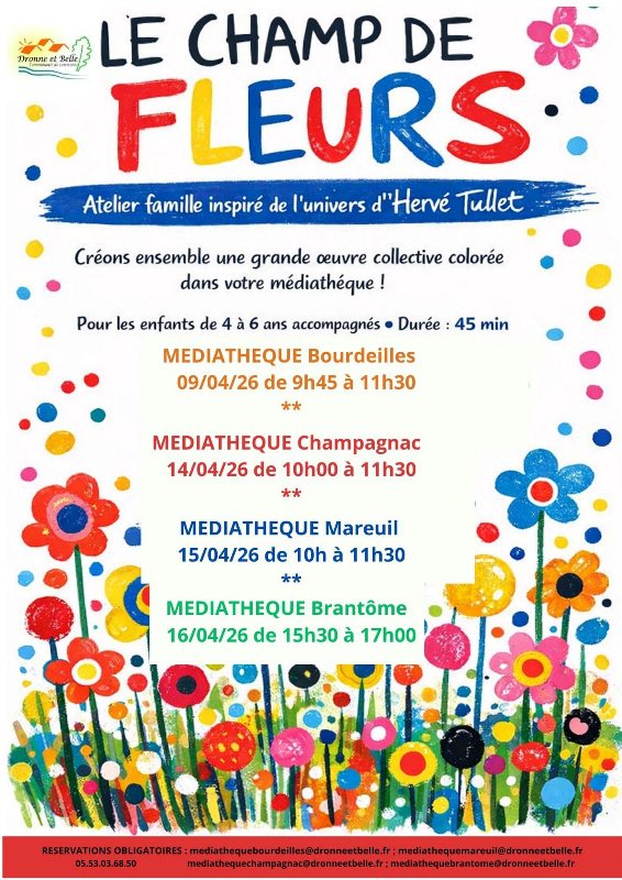 Atelier famille : Le champ de fleurs