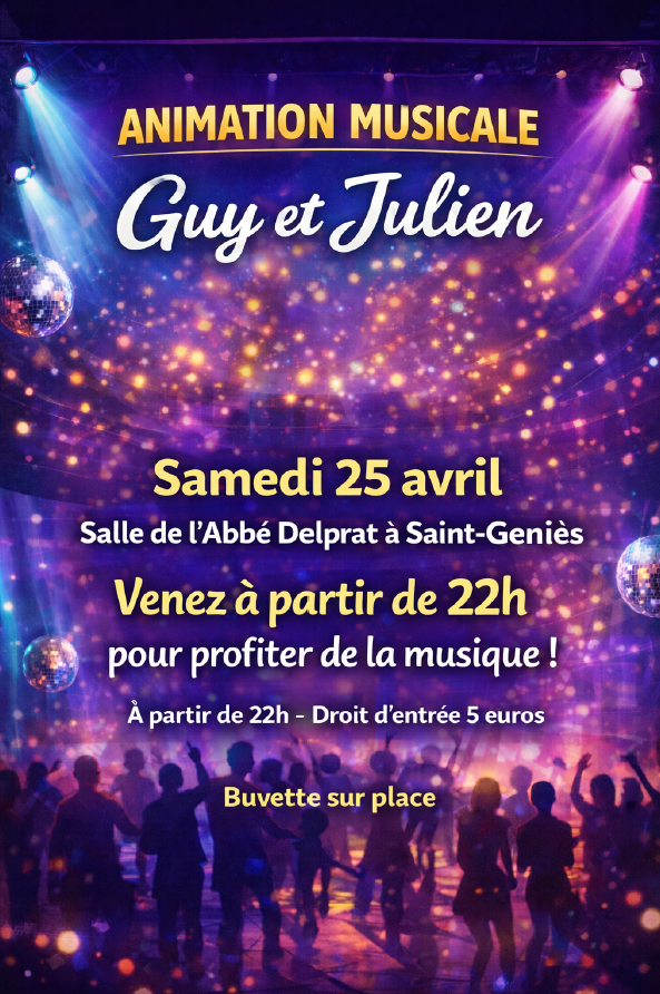 Animation musicale - Guy et Julien
