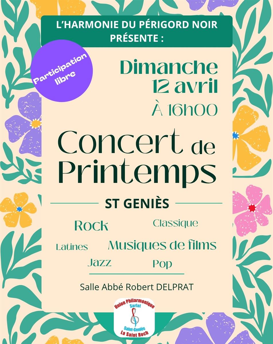 Concert de Printemps à Saint Geniès