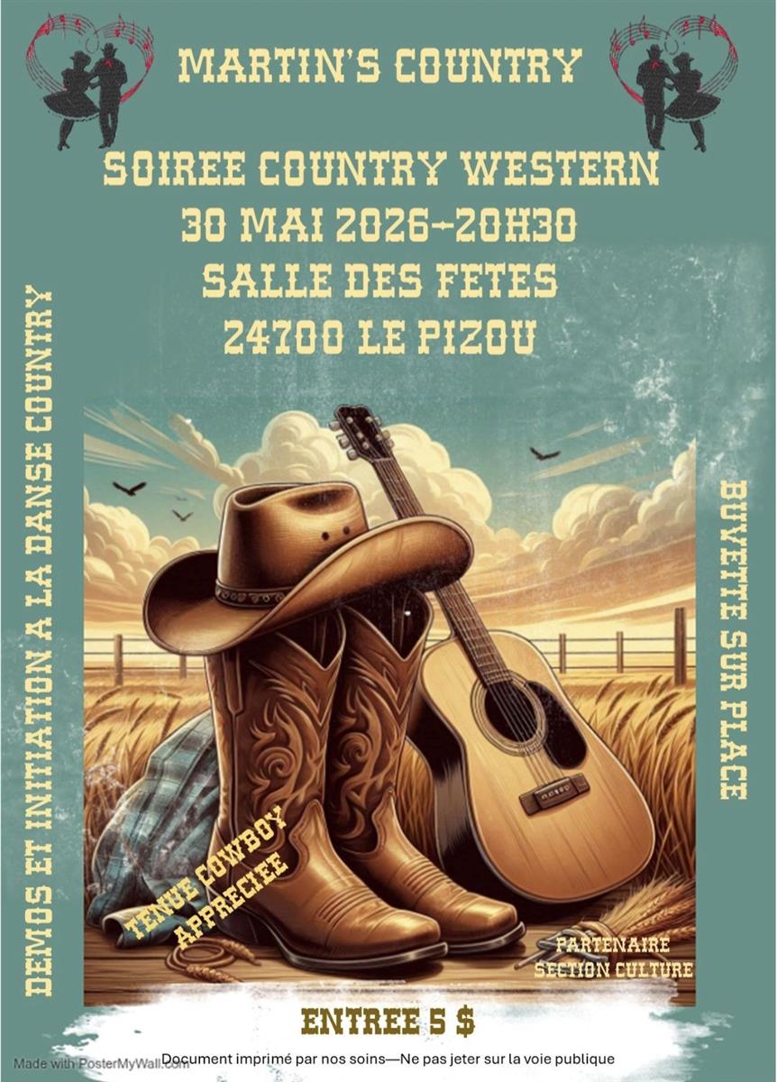 Soirée western-country
