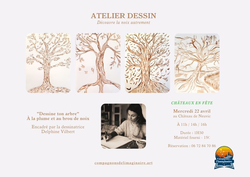 Atelier Dessin au Château de Neuvic - Châteaux ...