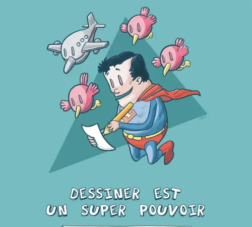 Dessiner est un super pouvoir - stage Le dessin de corps humain
