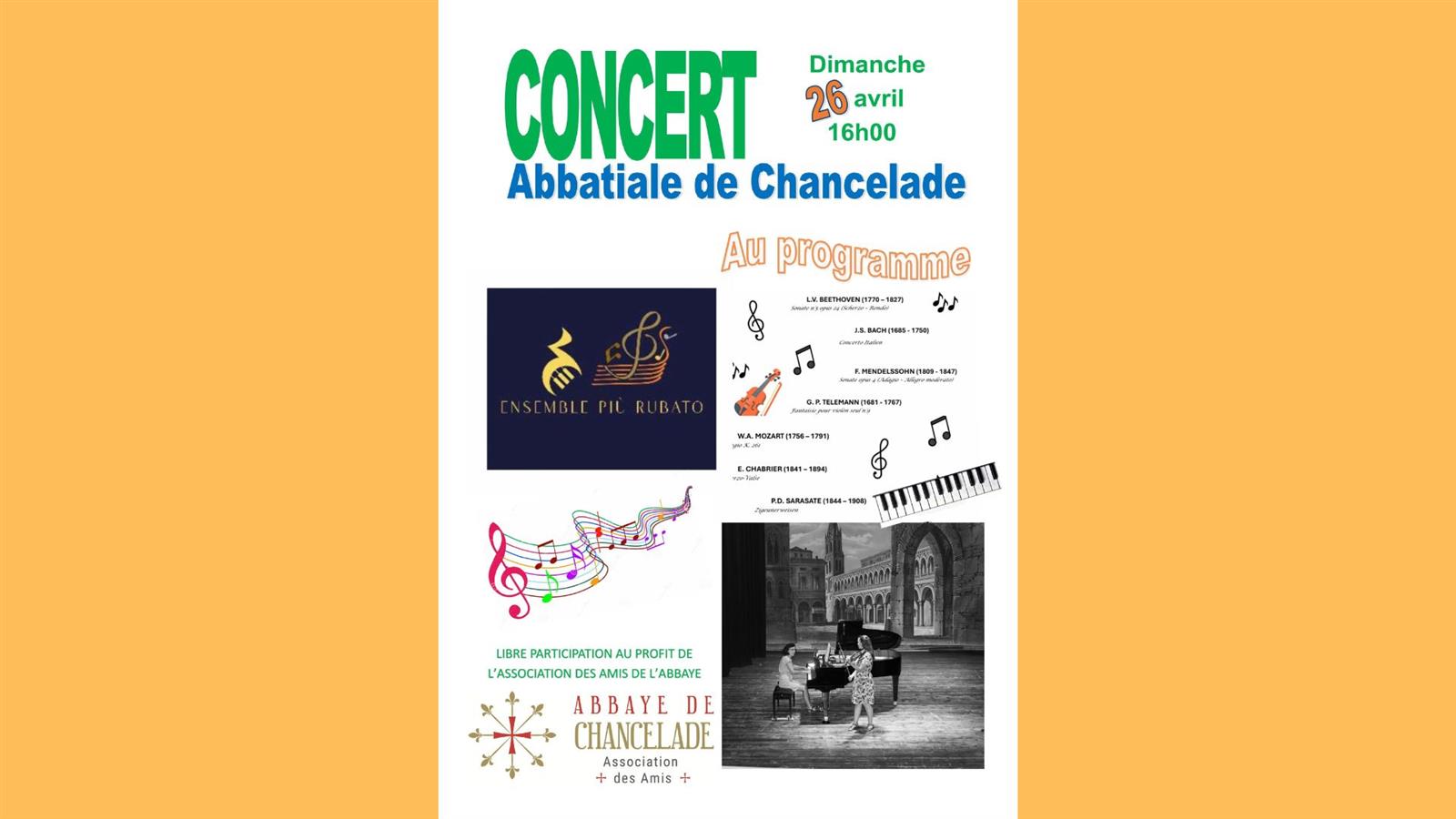 Concert de l'ensemble Piu Rubato