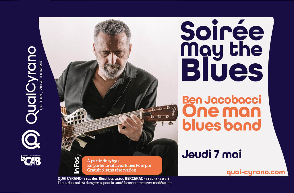 Soirée May the Blues | Ben Jacobacci one man b ...