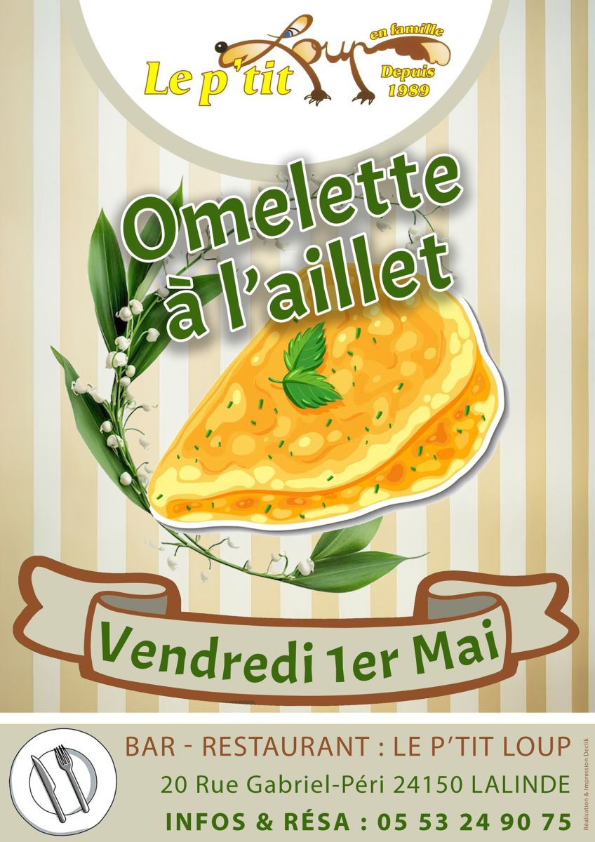 omelette à l'aillet