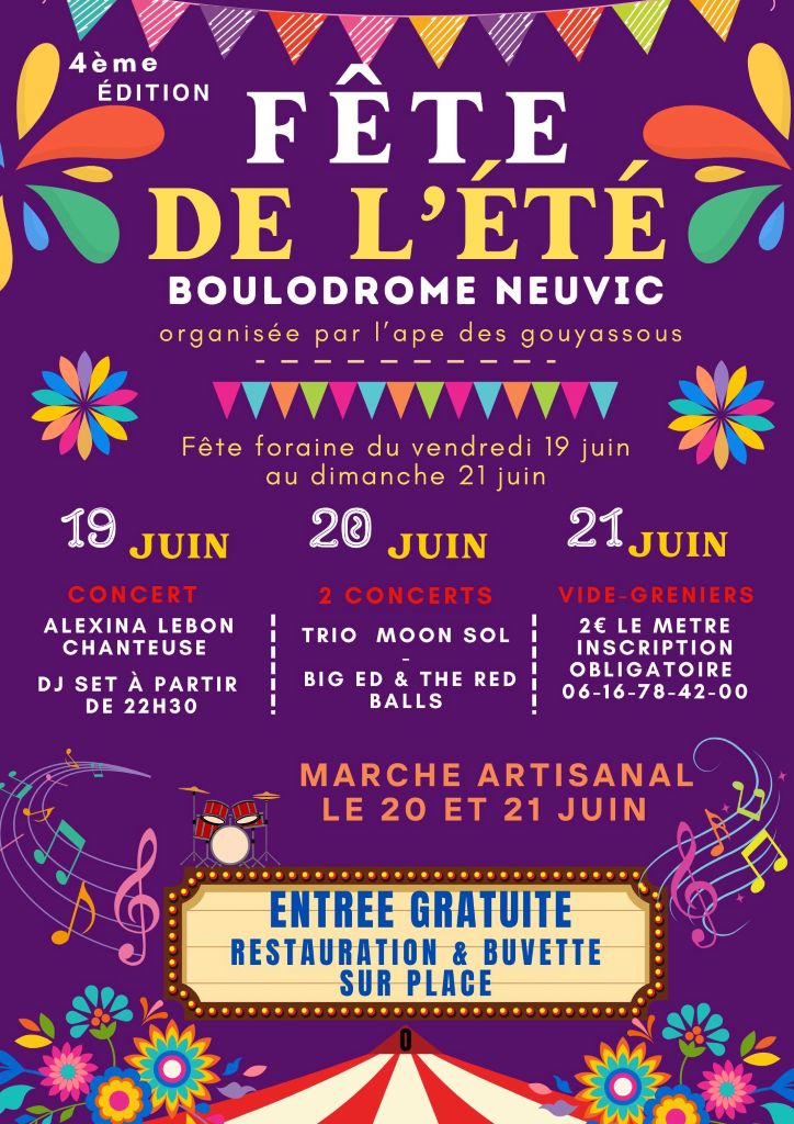 Fête de l’été : Vide-greniers, marché artisana ...