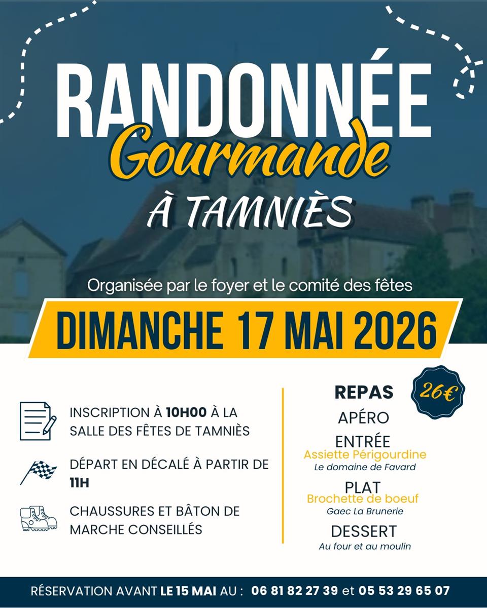 Randonnée gourmande à Tamniès
