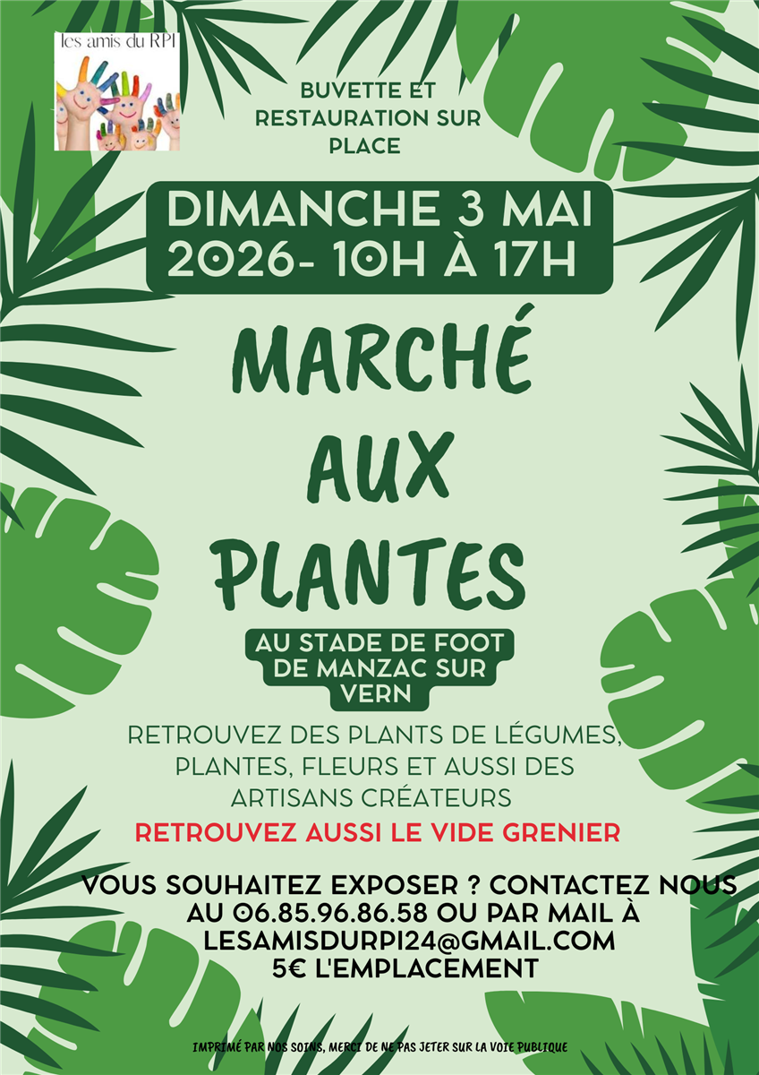 Marché aux plantes