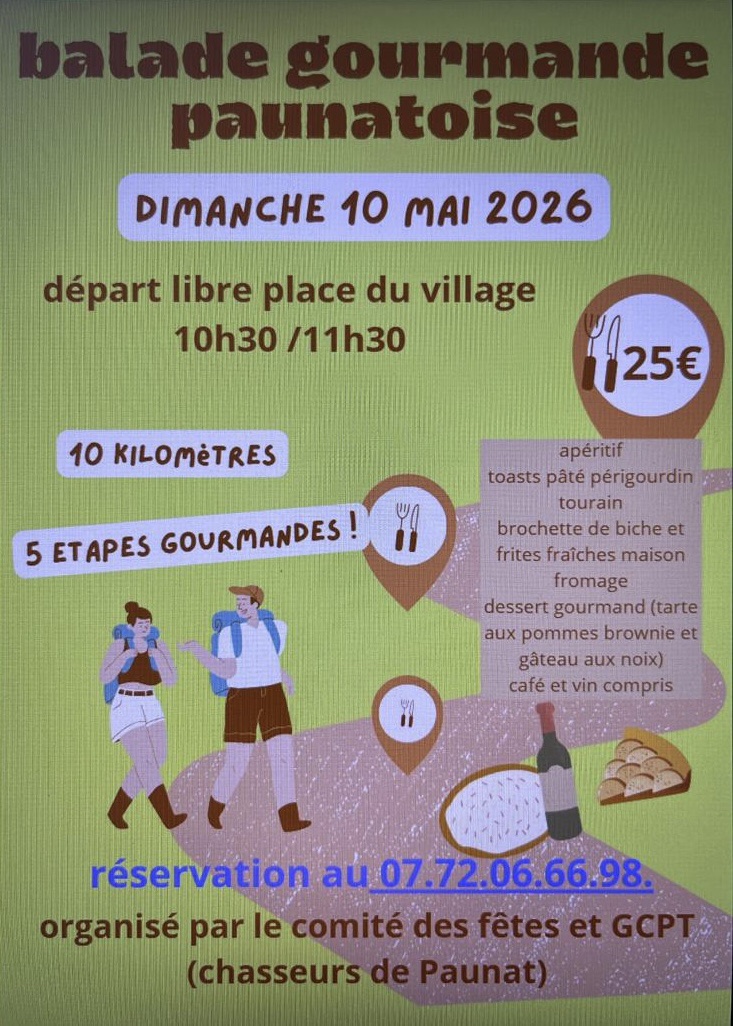 Balade gourmande paunatoire