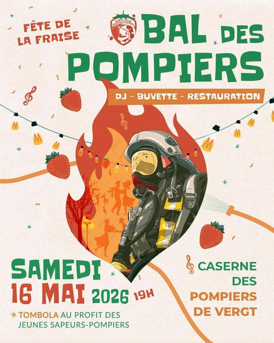 Bal des pompiers de la Fête de la Fraise