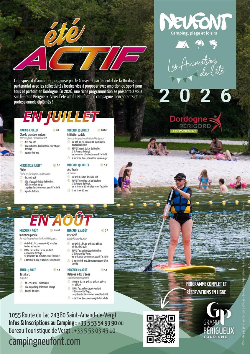 Été actif : Initiation Paddle