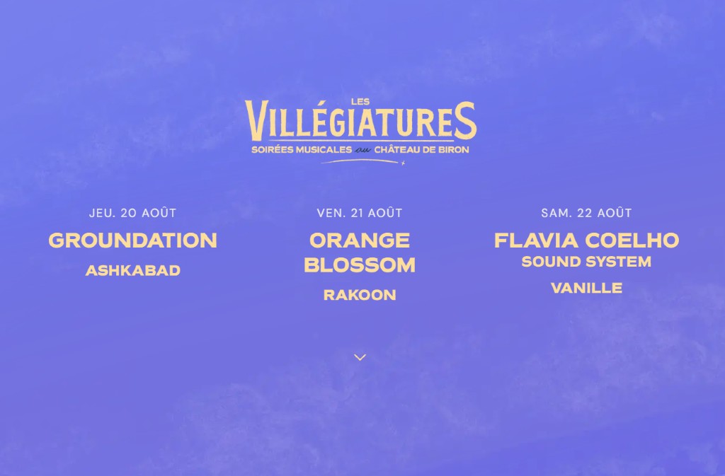 Les Villégiatures au Château de Biron