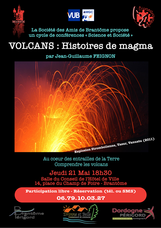 Conférence Volcans : Histoires de magma