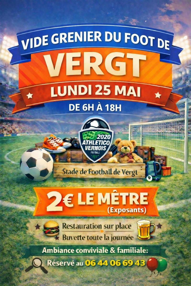 Vide Grenier du foot de Vergt