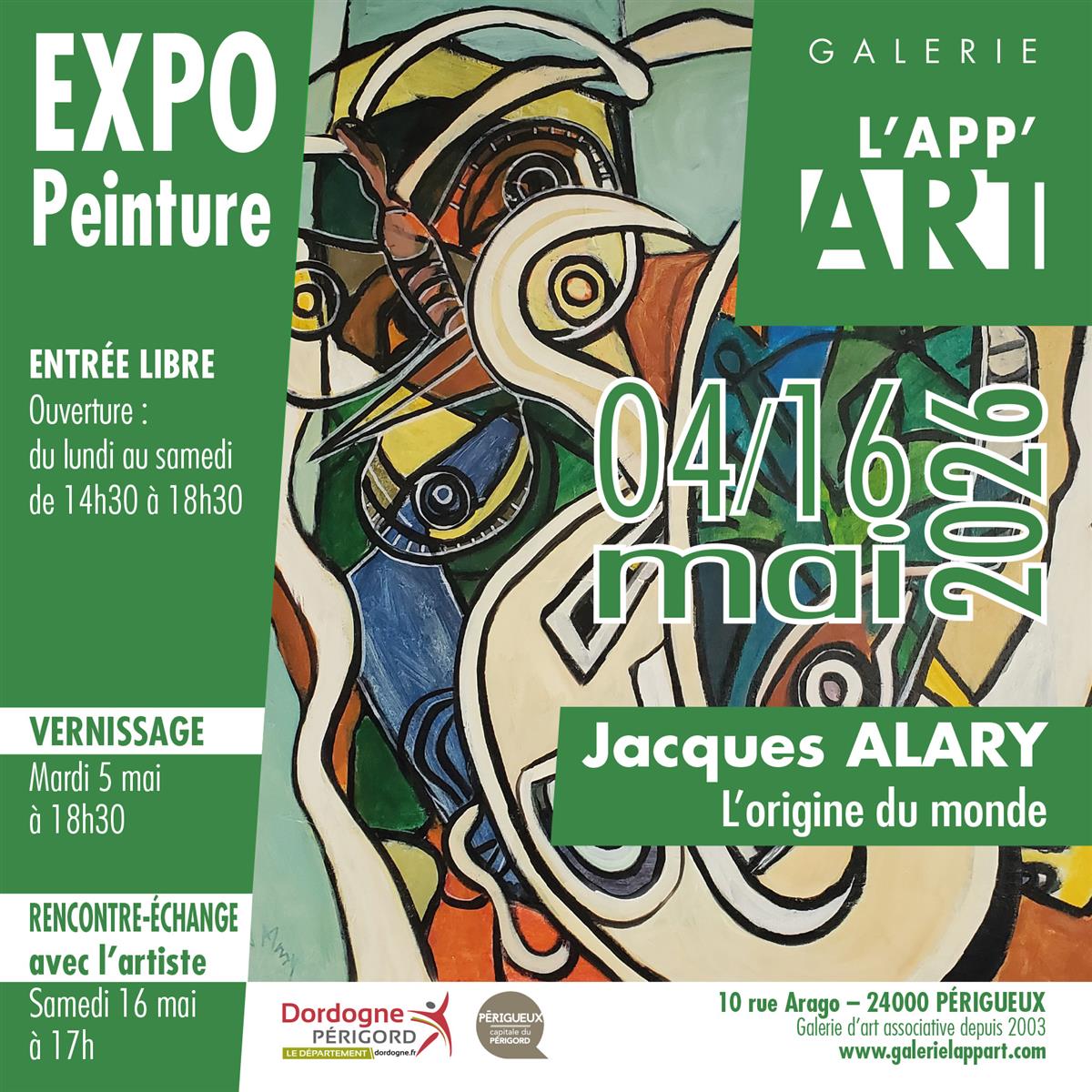 Exposition de peinture - L'origine du monde