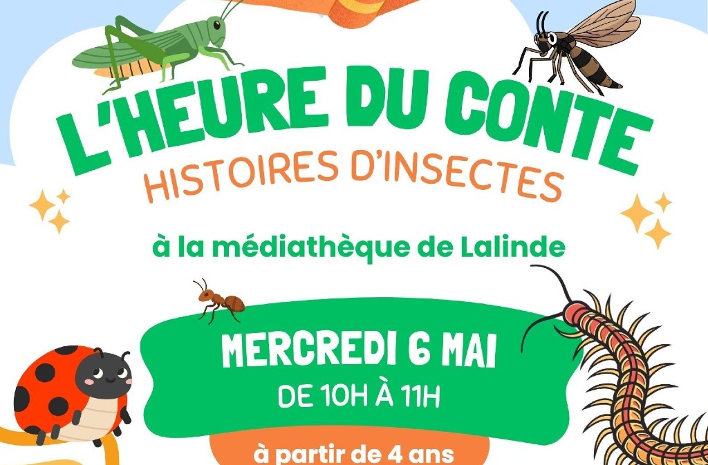 L'heure du conte | Histoires d'insectes