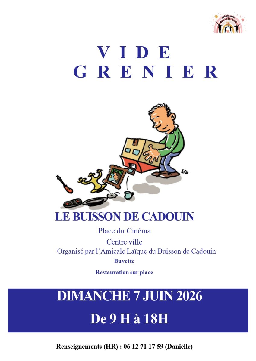 Vide Grenier de l'Amicale Laique du Buisson de ...